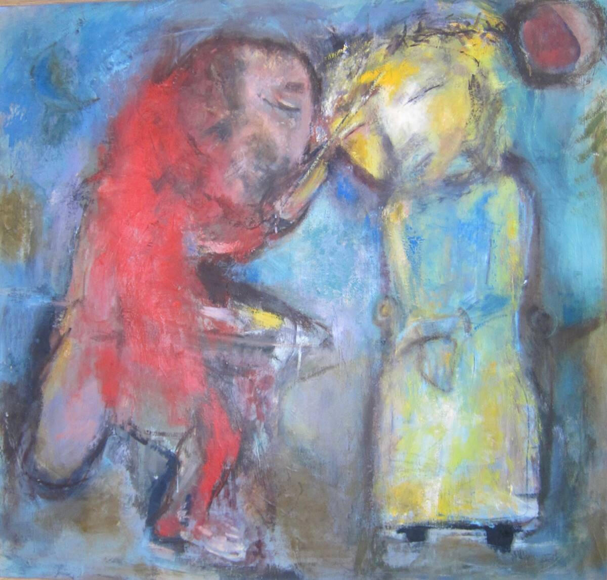 Painting the Bindi on Jesus