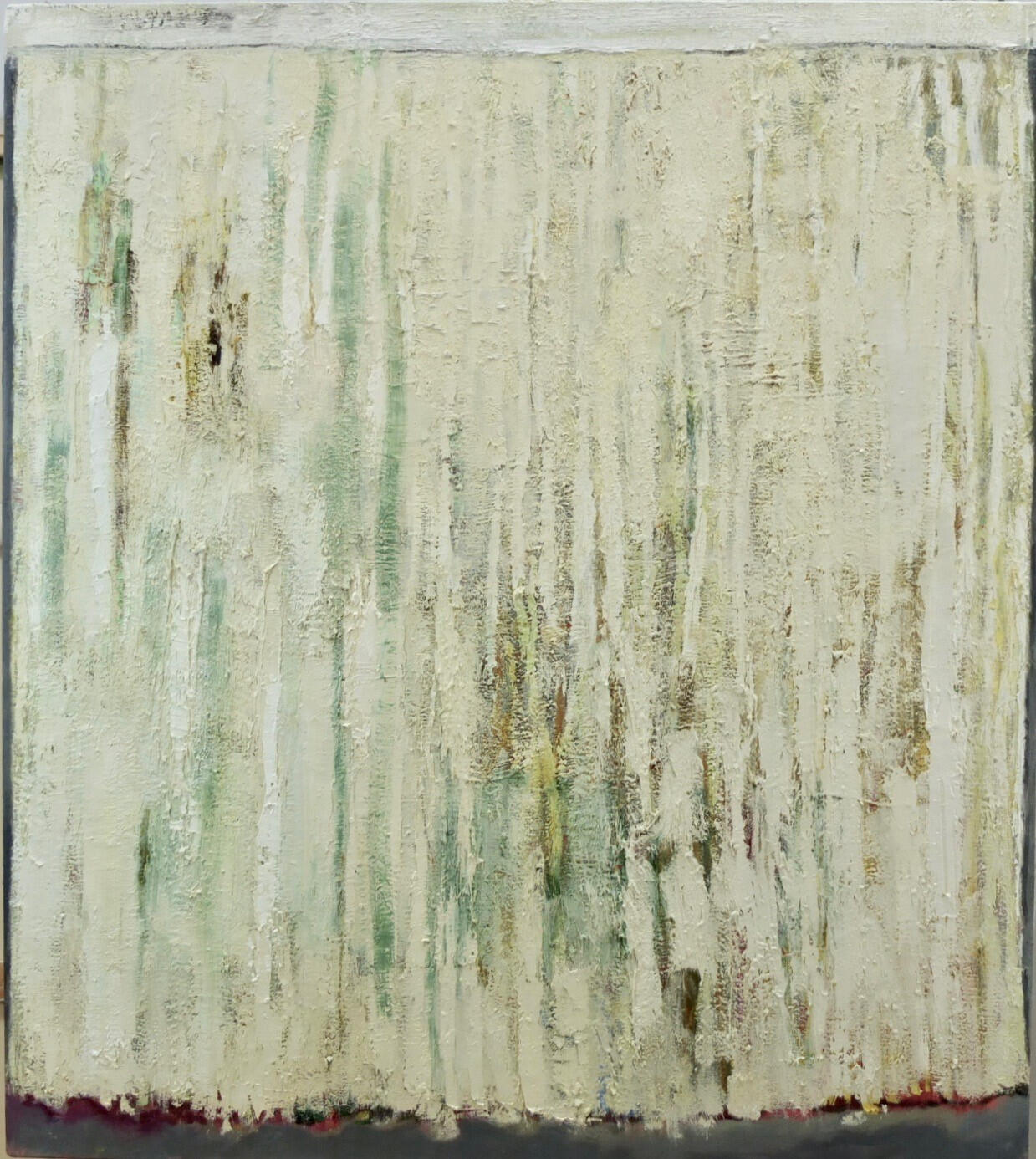 White Veil Over Cross